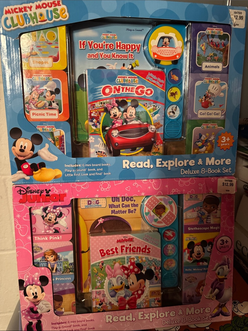 Disney Mickey Mouse Clubhouse Deluxe Read, Explore & More Set - Blue & Pink